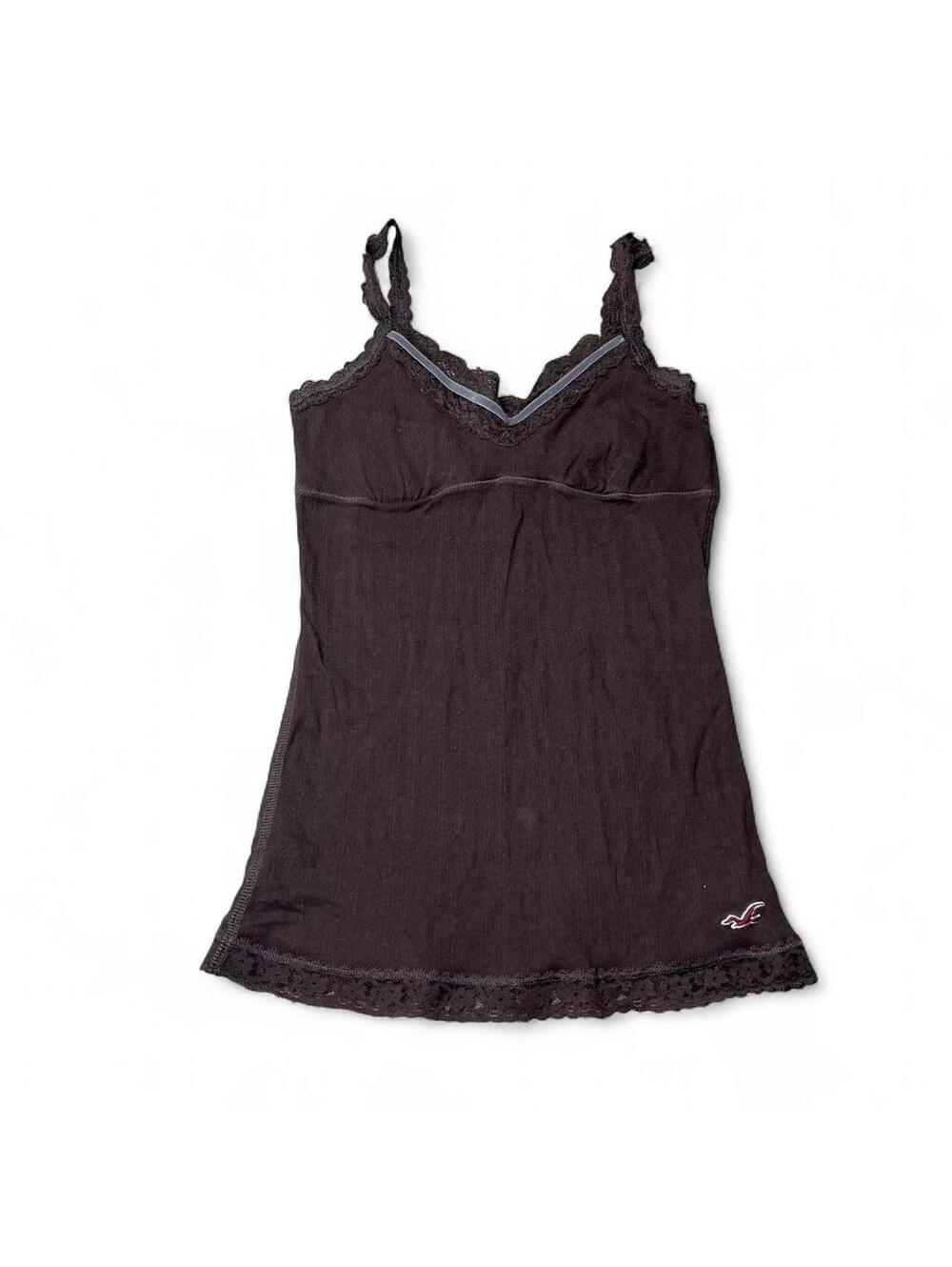 y2k Hollister brown baby doll tank